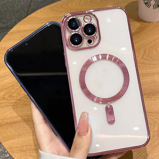 Luxury Clear Magnetic iPhone Case – Shockproof, Wireless Charging Ready (For iPhone 17 Series) - Everyday essentials
