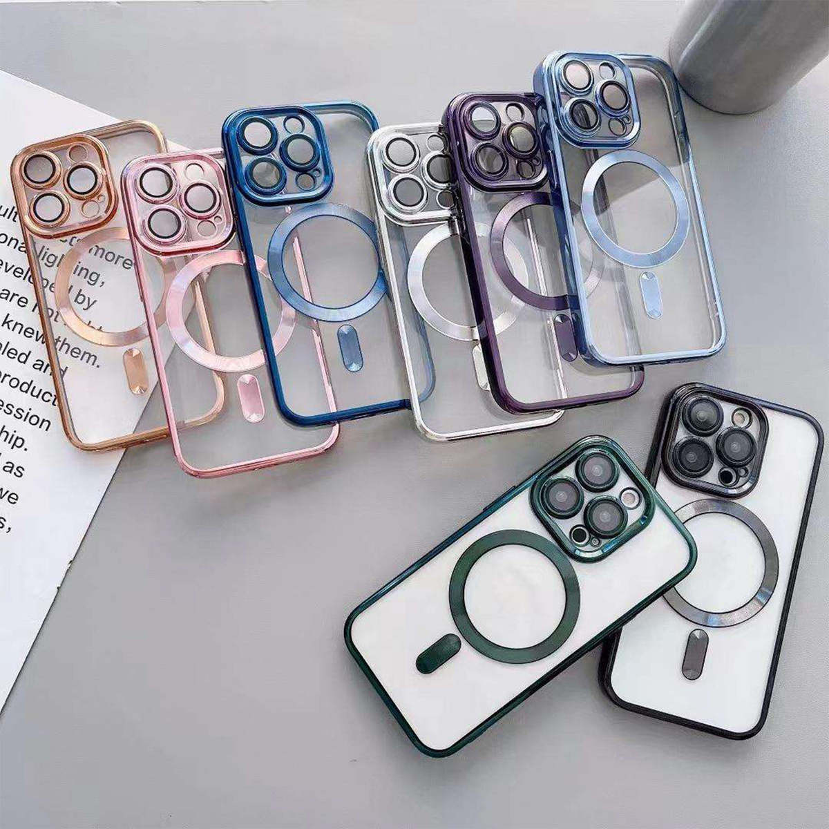 Luxury Clear Magnetic iPhone Case – Shockproof, Wireless Charging Ready (For iPhone 17 Series) - Everyday essentials