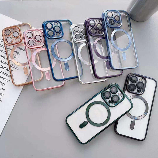 Luxury Clear Magnetic iPhone Case – Shockproof, Wireless Charging Ready (For iPhone 17 Series) - Everyday essentials