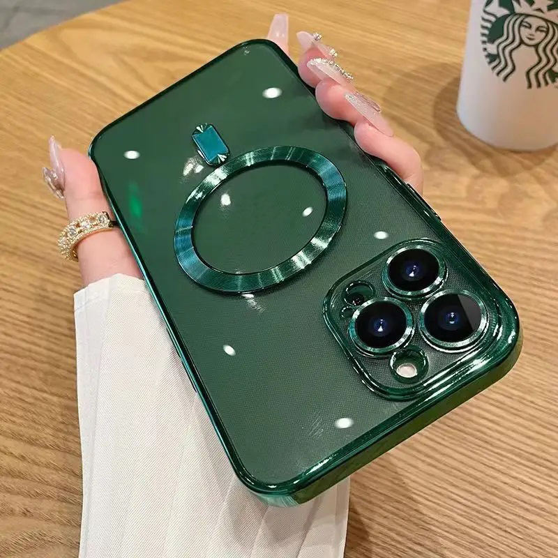 Luxury Clear Magnetic iPhone Case – Shockproof, Wireless Charging Ready (For iPhone 17 Series) - Everyday essentials
