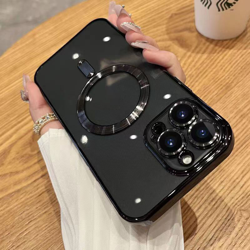 Luxury Clear Magnetic iPhone Case – Shockproof, Wireless Charging Ready (For iPhone 17 Series) - Everyday essentials