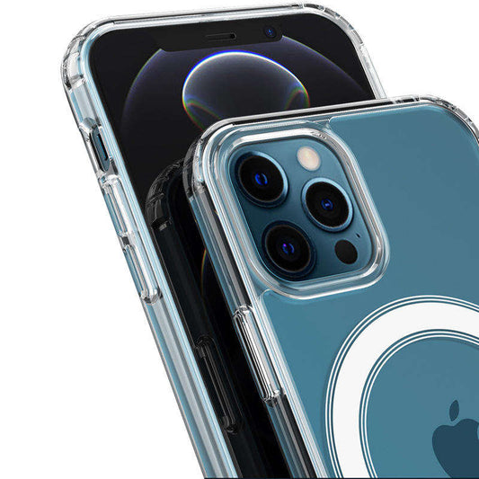 Magnetic Clear Phone Case for iPhone 14/15/16/17 – Transparent TPU + PC All-in-One Protection - Everyday essentials