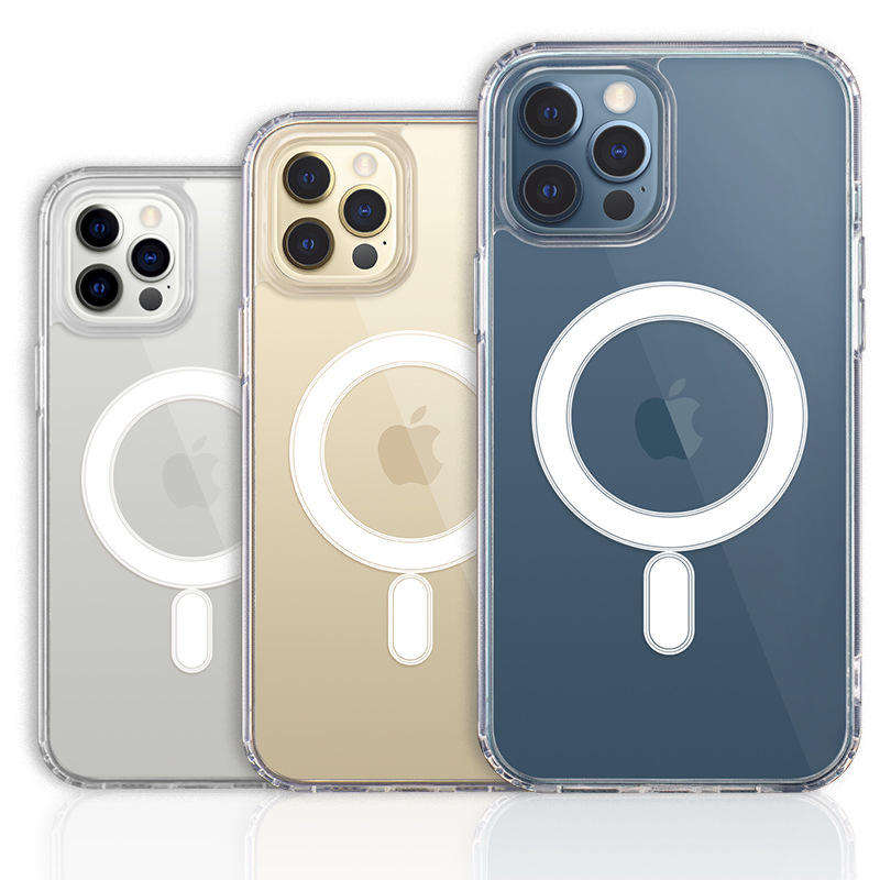 Magnetic Clear Phone Case for iPhone 14/15/16/17 – Transparent TPU + PC All-in-One Protection - Everyday essentials