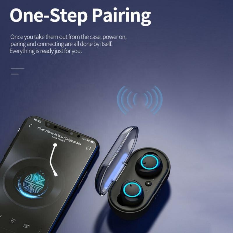 Professional TWS Y50 Wireless Earbuds – Bluetooth 5.3 In-Ear Headphones with LED Battery Display - Everyday essentials