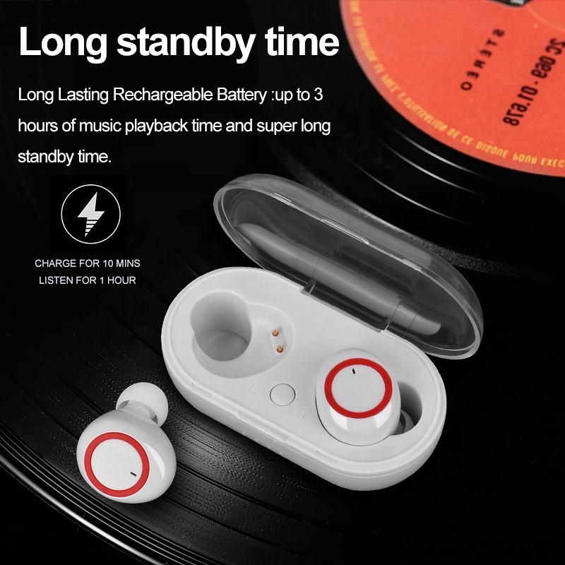 Professional TWS Y50 Wireless Earbuds – Bluetooth 5.3 In-Ear Headphones with LED Battery Display - Everyday essentials